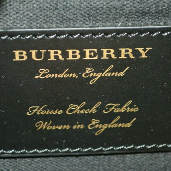 NWT BURBERRY DERBY LEATHER HOUSE CHECK SMALL CAMBERLEY TOTE BAG - Picture 8 of 10